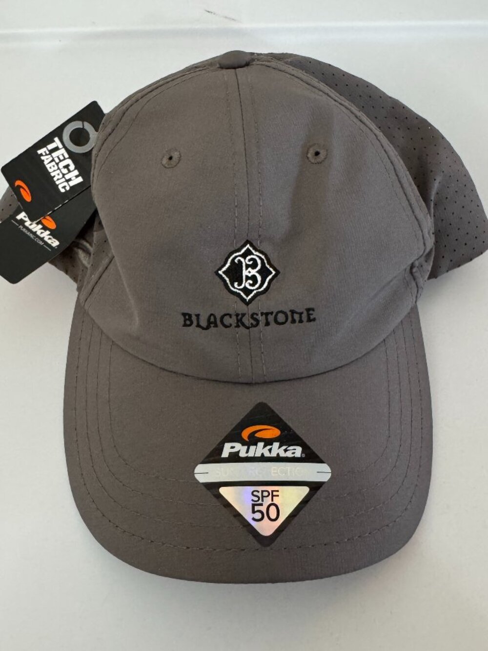Pukka Blackstone Gray Tech Cap | SPF 50 Performance Hat | NWT